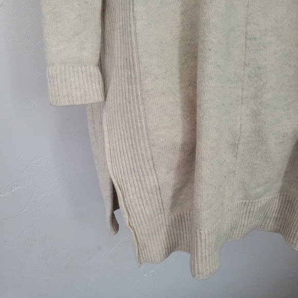 Vince Women's Small Beige Duster Cardigan Sweater Cashmere Wool Blend Pockets - Picture 9 of 12